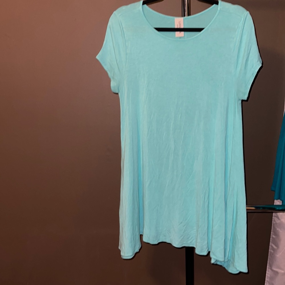 Supernova Dress Tunic Mint Green